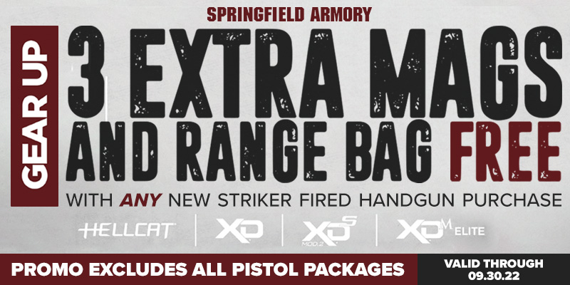 Springfield Promotion 3 Mags And Range Bag Rebate Sportsman s 